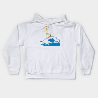 Surfer Ocean Kids Hoodie